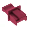 InLine Dangtelis RJ45 lizdui, tamsiai raudonas, 10 vnt.