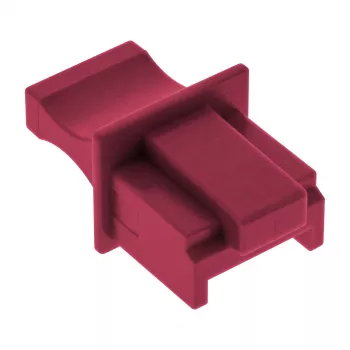 InLine Dangtelis RJ45 lizdui, tamsiai raudonas, 10 vnt.
