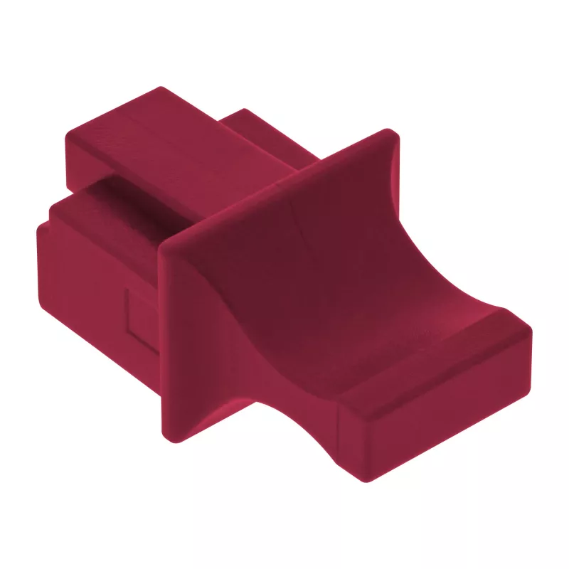 InLine Dangtelis RJ45 lizdui, tamsiai raudonas, 10 vnt.