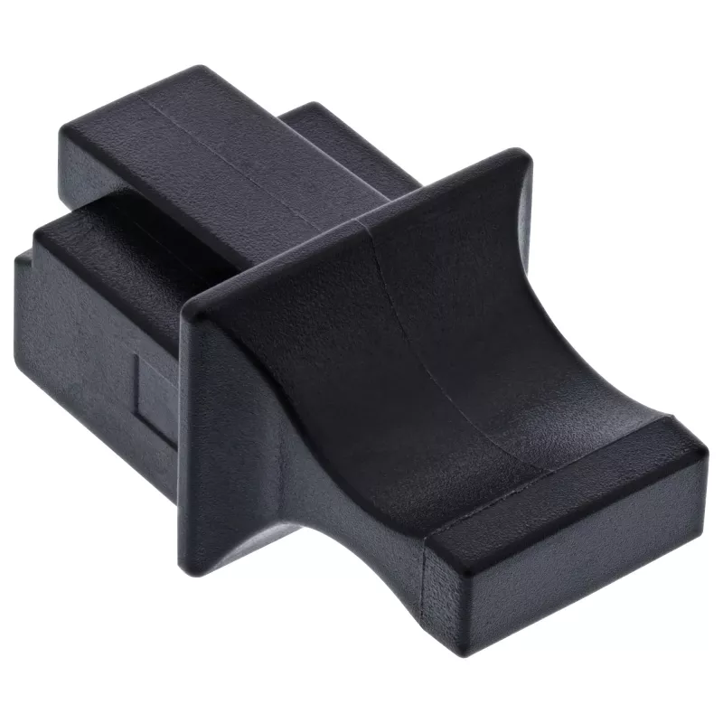 Dulkių dangtelis RJ45 lizdui InLine 59942C juodas 10vnt