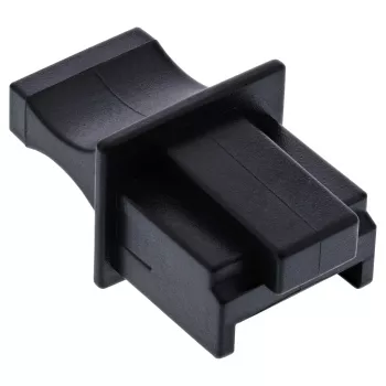 InLine dulkių dangteliai RJ45 moteriškai jungčiai, juodi, 100 vnt., 59942E