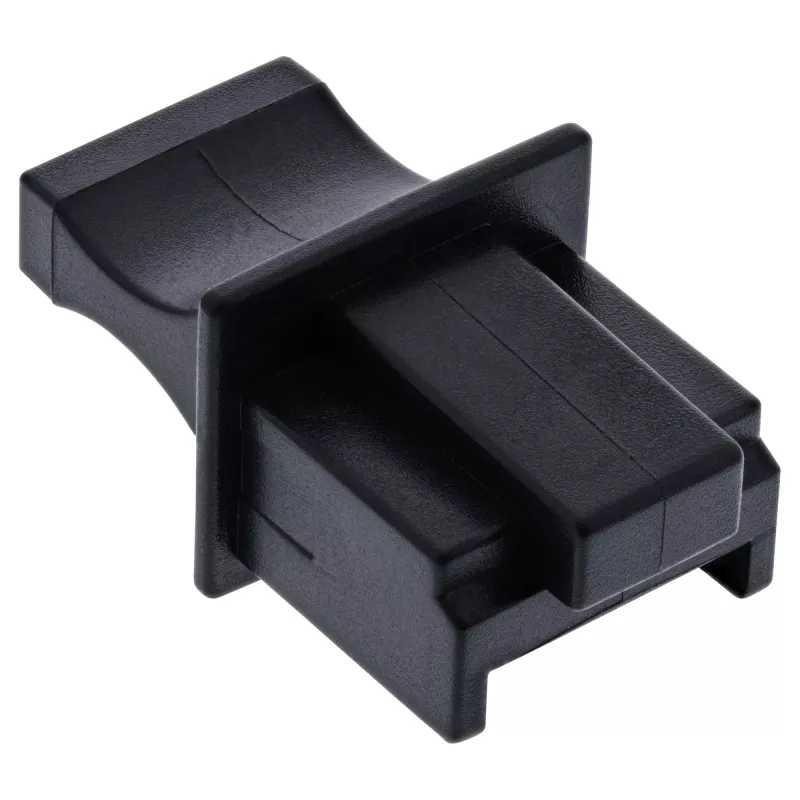 InLine dulkių dangteliai RJ45 moteriškai jungčiai, juodi, 100 vnt., 59942E
