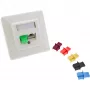 InLine Dust Cover RJ45 lizdui, žalias, 100 vnt.