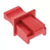 InLine Dulkėms atsparus RJ45 lizdo dangtelis, raudonas, 100 vnt.