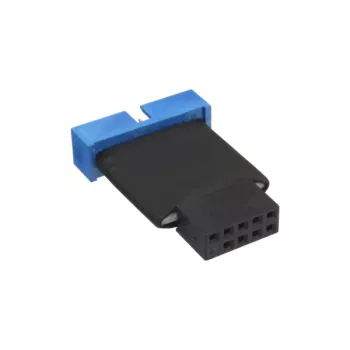 InLine USB 2.0 į USB 3.0 adapteris, vidinis, pagrindinės plokštės USB 2.0 lizdui į USB 3.0 19 kontaktų jungtį