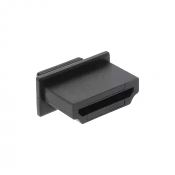InLine dulkių dangtelis HDMI moteriškam lizdui juodas 10 vnt.