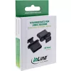 Dulkių dangtelis USB-C lizdui InLine 59948M juodas 50 vnt.