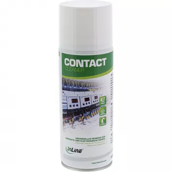 Valiklis InLine Contact Cleaner 400 ml – universalus kontaktų ir elektronikos valiklis