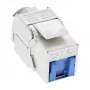 InLine RJ45 Keystone Snap-In modulis Cat.6a su dulkių dangteliu mėlynas