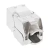 InLine RJ45 Keystone Snap-In modulis Cat.6a su dulkių dangteliu mėlynas