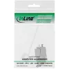 InLine RJ45 Keystone Snap-In modulis Cat.6a su dulkių dangteliu mėlynas