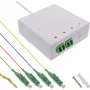 InLine FTTH prijungimo dėžutė su jau sumontuotu 4x LC/APC 9/125µm 15m kabeliu