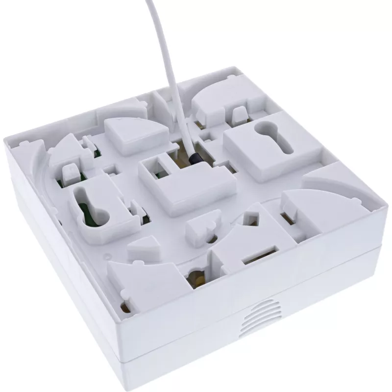 InLine FTTH prijungimo dėžutė su jau sumontuotu 4x LC/APC 9/125µm 50m kabeliu