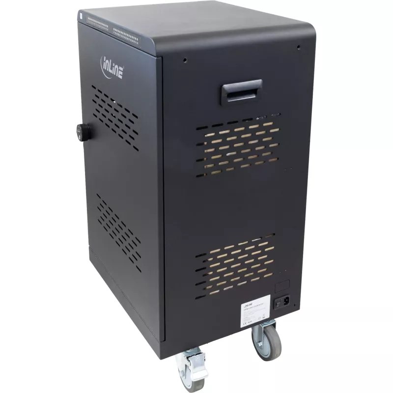 InLine 31516E įkrovimo stotelė-organizatorius, laisvai pastatoma, plieninė, juoda