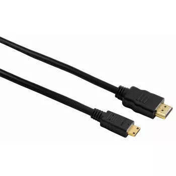Hama HDMI 2m laidas HDMI Type A (standartinis) / HDMI Type C (mini) juodas