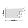 Nuotraukų rėmelis Hama Chalet Single 150 × 200 mm, ruda/ pilka