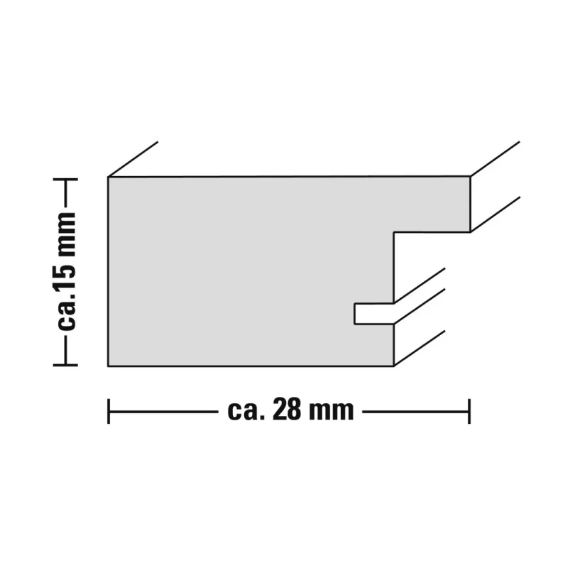 Nuotraukų rėmelis Hama Chalet Single 150 × 200 mm, ruda/ pilka