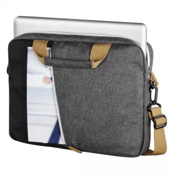 Hama Florence 35.8 cm (14.1 colio) rankinė kuprinė, juoda, pilka