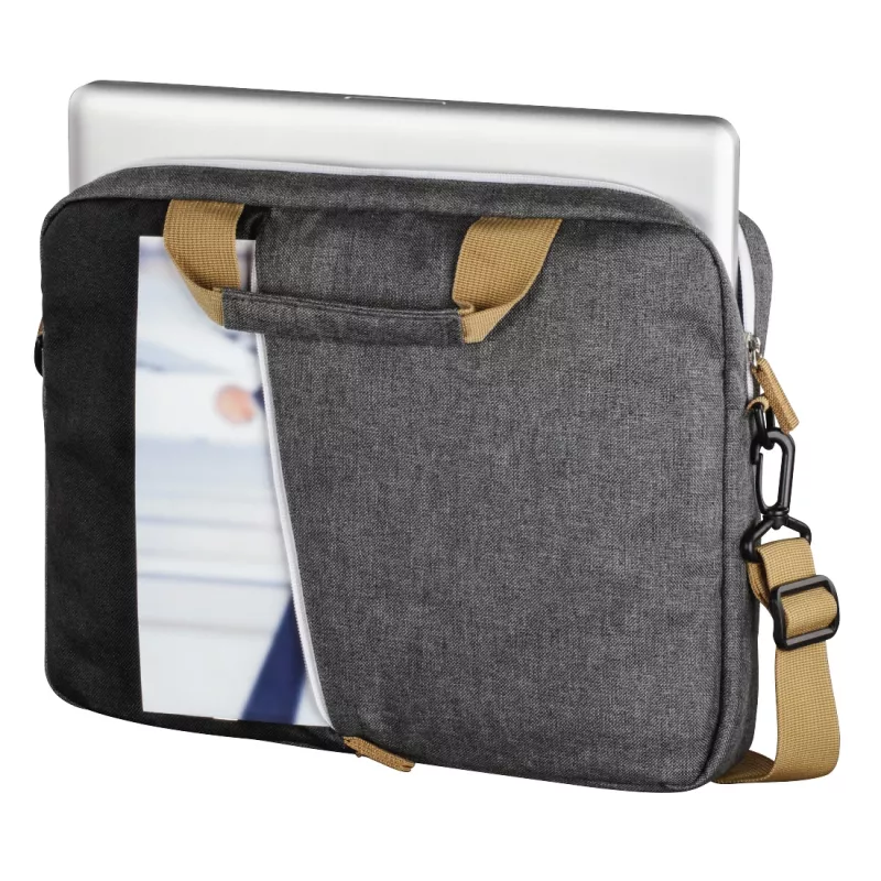 Hama Florence 35.8 cm (14.1 colio) rankinė kuprinė, juoda, pilka
