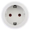 Hama 00223432 kištukinis adapteris B tipo kištukas į C (Euro) + F tipo lizdus, baltas