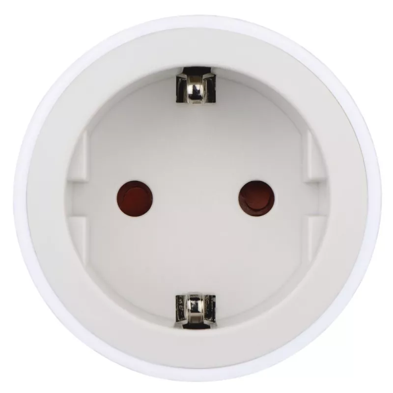 Hama 00223432 kištukinis adapteris B tipo kištukas į C (Euro) + F tipo lizdus, baltas