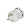 Hama 00223433 kištukinis adapteris Type G (JK) į Type C (Euro) + Type F baltas