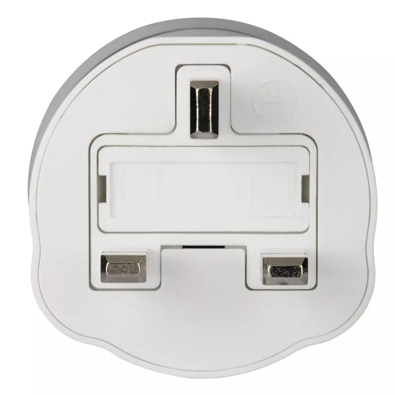 Hama 00223433 kištukinis adapteris Type G (JK) į Type C (Euro) + Type F baltas