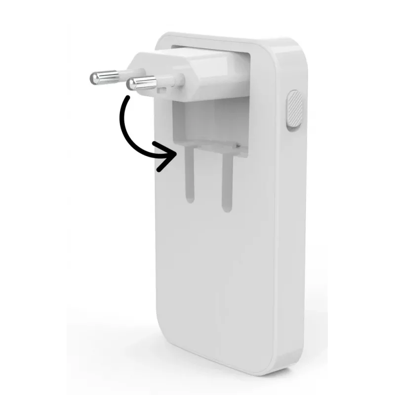 Hama 00125144 belaidis įkroviklis ausinėms, nešiojamam kompiuteriui, power bank, išmaniajam telefonui, planšetei, baltas, AC greitasis įkrovimas
