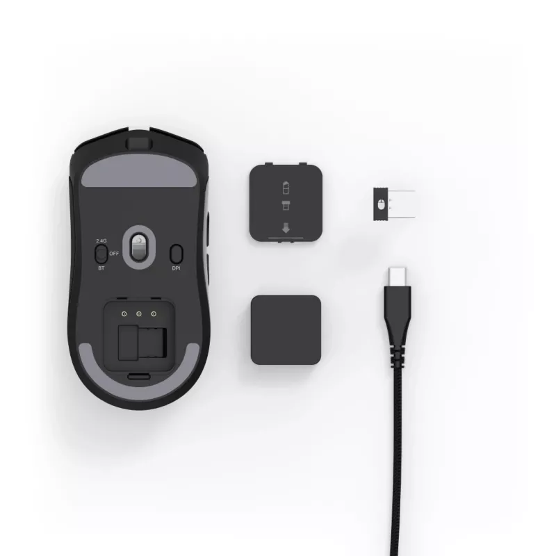 Hama Reaper 820 Belaidė žaidimų pelė, dešinei rankai, RF belaidis + Bluetooth + USB Type-A, optinė, 26000 DPI