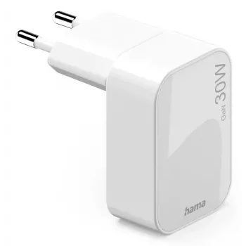 Hama 00201954 Greitasis įkroviklis išmaniesiems telefonams ir planšetėms, 30 W, USB-C, baltas