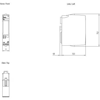 Siemens 6ES7131-6BF01-2BA0 maitinimo adapteris / keitiklis vidaus patalpoms, įvairiaspalvis