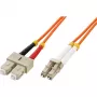 Techly SC/LC daugiamodis 50/125 OM2 5m šviesolaidinis kabelis ILWL D5-SCLC-050