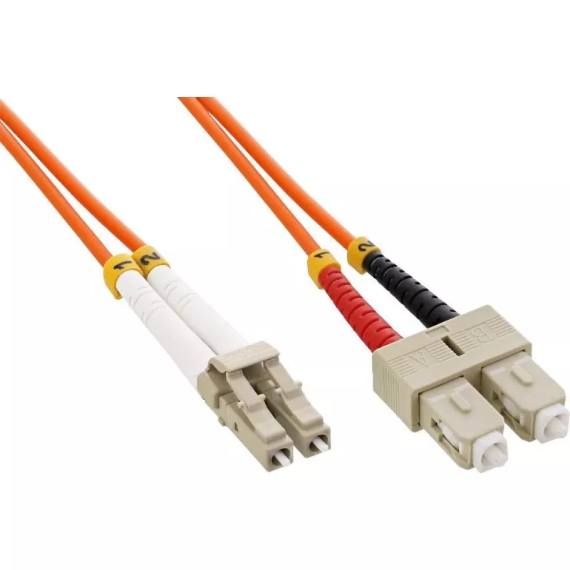 Techly SC/LC daugiamodis 50/125 OM2 5m šviesolaidinis kabelis ILWL D5-SCLC-050
