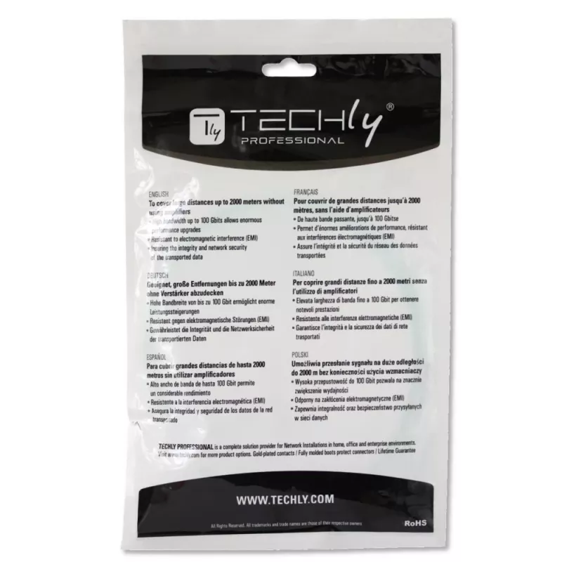 Techly SC/LC daugiamodis 50/125 OM2 5m šviesolaidinis kabelis ILWL D5-SCLC-050