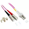 Techly SC/LC daugiamodis 50/125 OM4 20m šviesolaidinis kabelis, 20 m, OM4, SC, LC