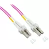 Techly LC/LC daugiamodis 50/125 OM4 20m šviesolaidinis kabelis ILWL D5-LCLC-200/OM4