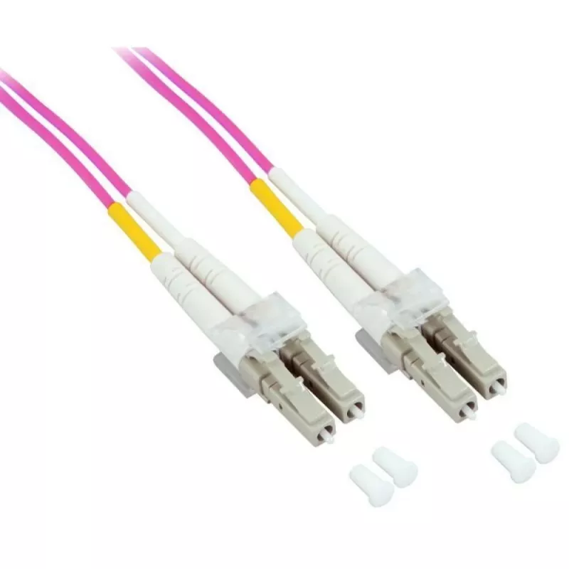 Techly LC/LC daugiamodis 50/125 OM4 20m šviesolaidinis kabelis ILWL D5-LCLC-200/OM4
