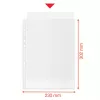 Esselte Recycle kišeninis aplankas A4, 210 x 297 mm, skaidrus, polipropilenas, 0,07 mm