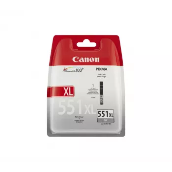 Canon CLI-551XL GY original didelės talpos pilka rašalo kasetė 1 vnt.