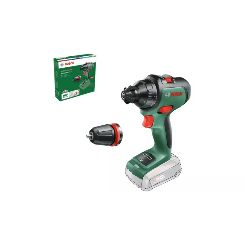 Bosch AdvancedDrill 18 belaidis gręžtuvas-suktuvas 1350 aps./min., be rakto griebtuvas, 1 kg, žalias