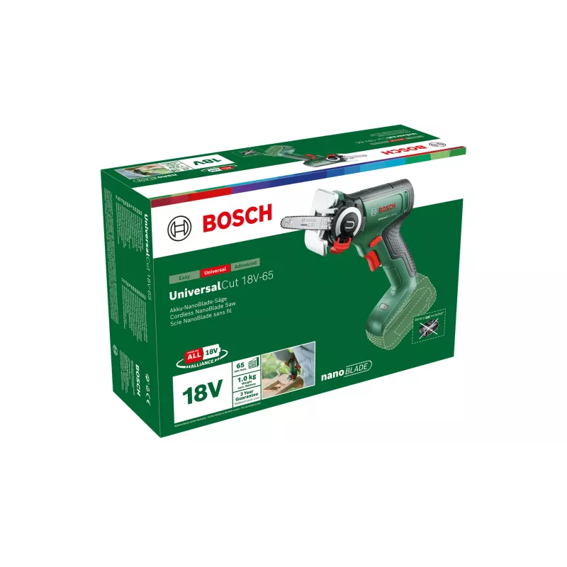 Bosch UniversalCut 18V-65 pjūklas 8000 spm 1 kg