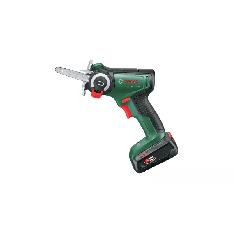 Bosch UniversalCut 18V-65 akumuliatorinis sodo pjūklas su akumuliatoriumi ir įkrovikliu, 06033D5202