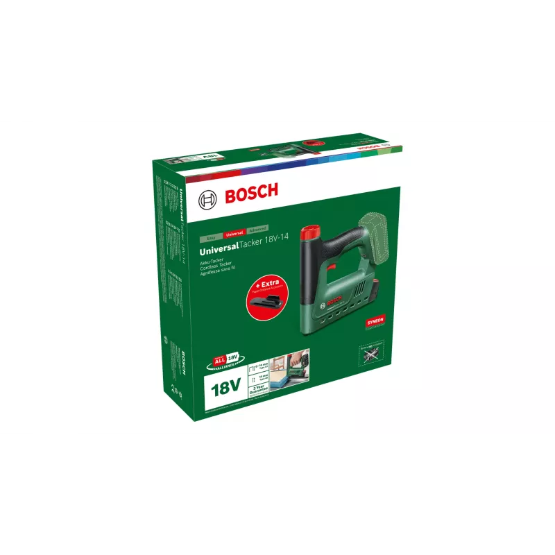 Bosch UniversalTacker 18V-14 vinų/kabių pistoletas
