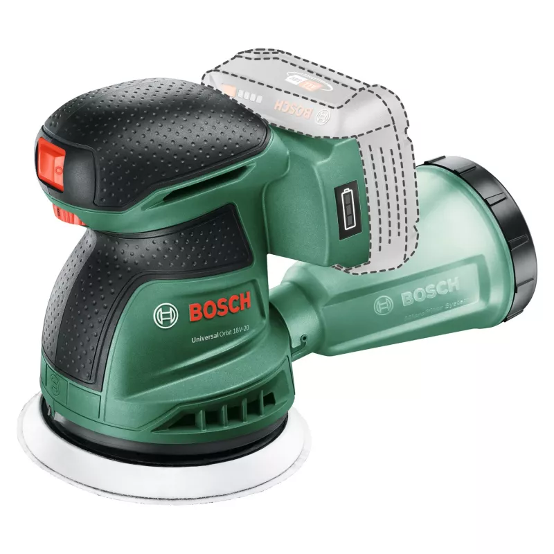 Bosch UniversalOrbit 18V-20 (Baretool) orbitinis šlifuoklis