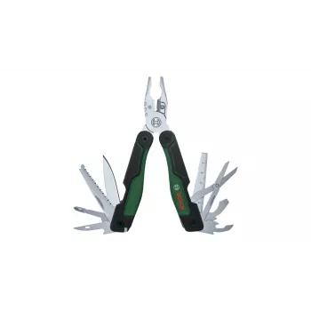 Bosch 1 600 A02 Z98 daugiafunkciniai universalūs reples 16 įrankių viename, kišeninis dydis, juoda/žalia
