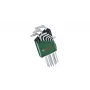Bosch 1 600 A02 Z9C L-torx raktų rinkinys, TX8–TX40, 9 vnt., 69 mm
