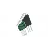 Bosch 1 600 A02 Z9C L-torx raktų rinkinys, TX8–TX40, 9 vnt., 69 mm