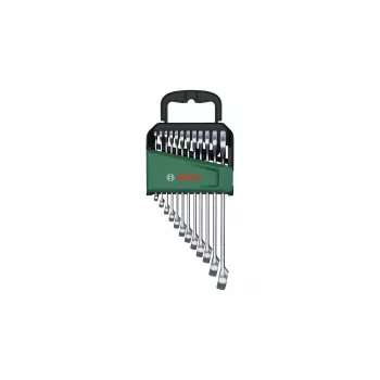 Bosch 1 600 A02 Z9D veržliarakčių/suktuvų antgalių rinkinys, 12 vnt., 6–19 mm, nerūdijantis plienas