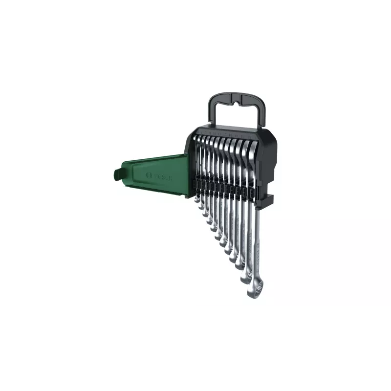Bosch 1 600 A02 Z9D veržliarakčių/suktuvų antgalių rinkinys, 12 vnt., 6–19 mm, nerūdijantis plienas