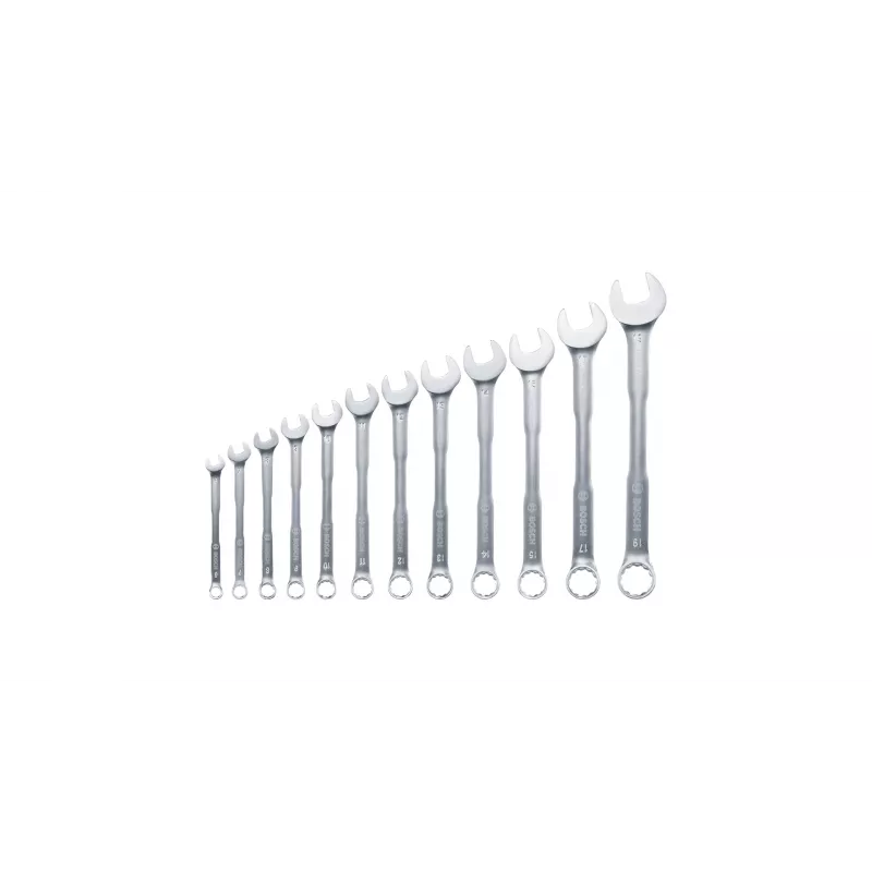 Bosch 1 600 A02 Z9D veržliarakčių/suktuvų antgalių rinkinys, 12 vnt., 6–19 mm, nerūdijantis plienas